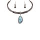 Oval Stone Rhinestone Western Necklace Set